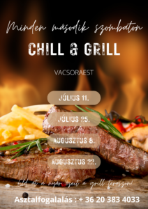 Chill & Grill plakát A3